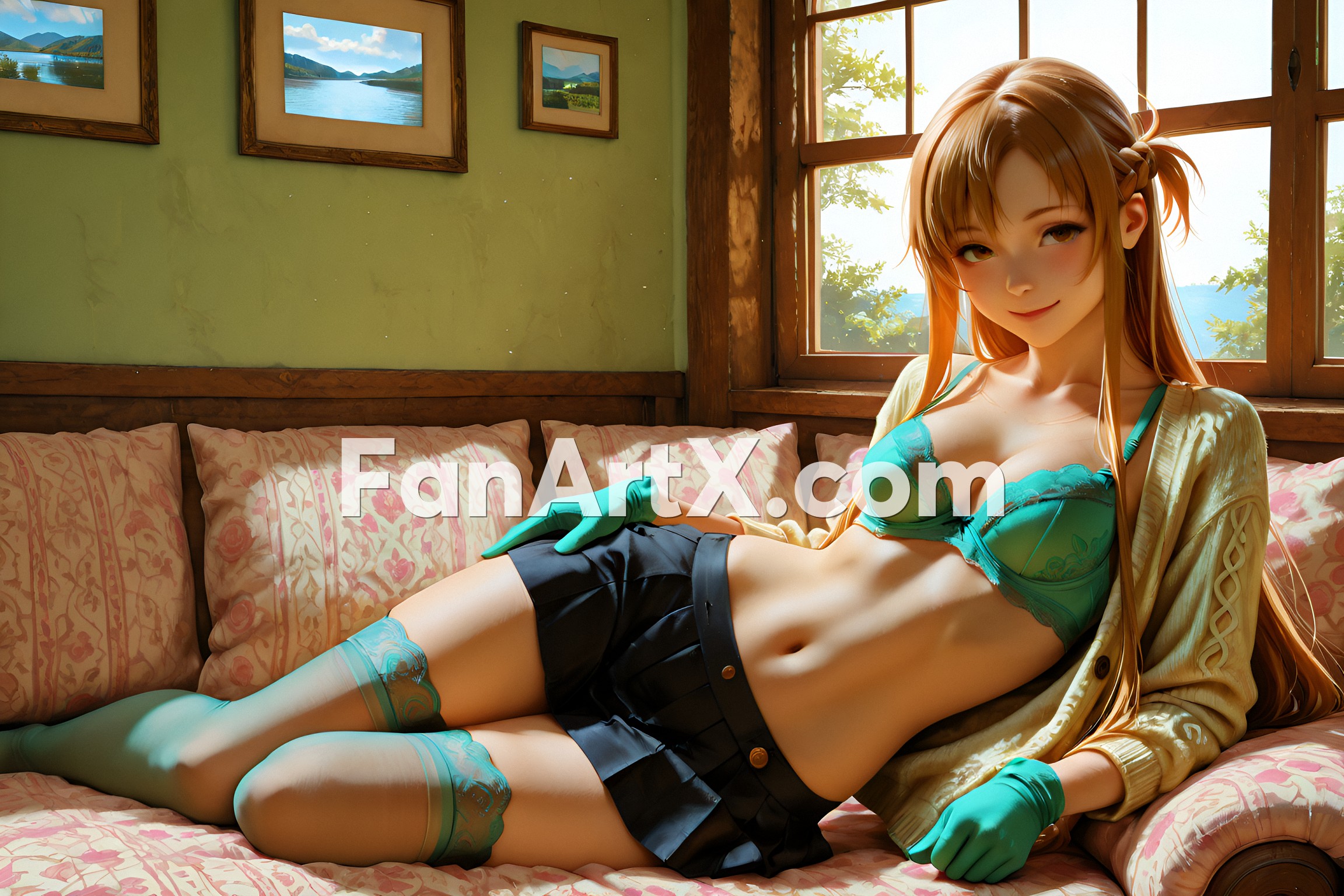 Sao Asuna Yuuki Fanart - Sword Art Online character 1318291